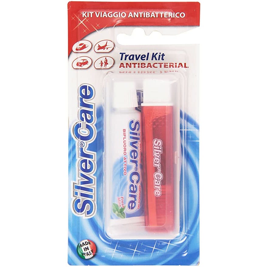 Silvercare Kit Viaggio Spazzolino + Dentifricio