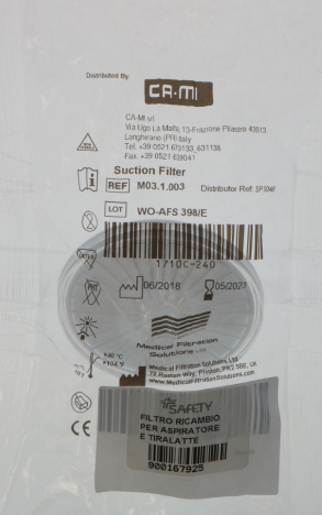 ASPIRET FILTRO RICAMBIO 1 PEZZO