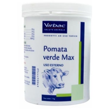 Pomata Verde Antifiammatoria/Decongestionante Per Bovini/Equini Barattolo 1Kg
