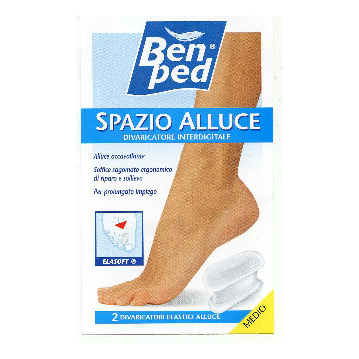 BENPED-SPAZIO ALLUCE MED 2PZ