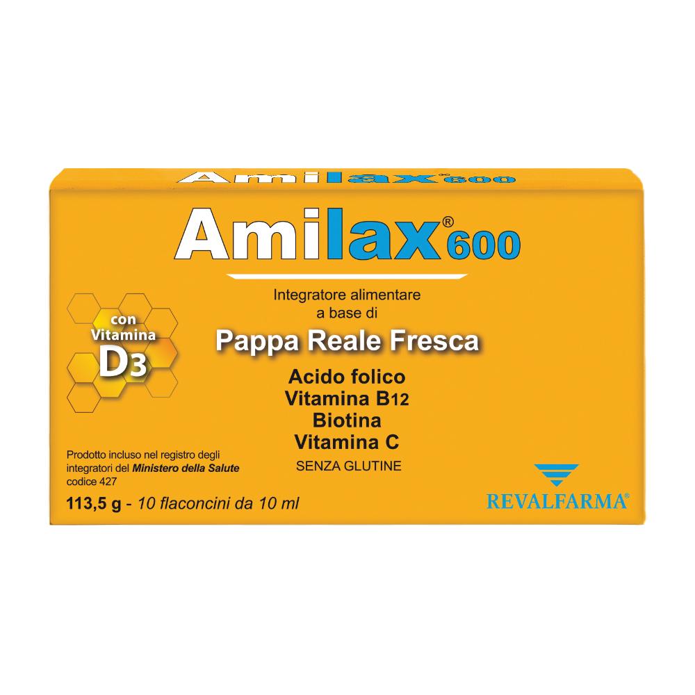 AMILAX 600 10 FLACONCINI 10ML