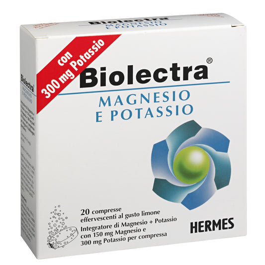 BIOLECTRA Magnesio Potassio 20 Cpr