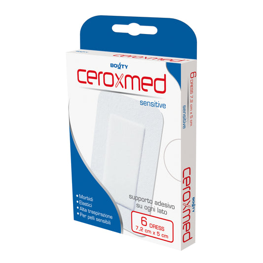 Ceroxmed Flex Sensitive Extra Misura 75x50mm 6 Pezzi
