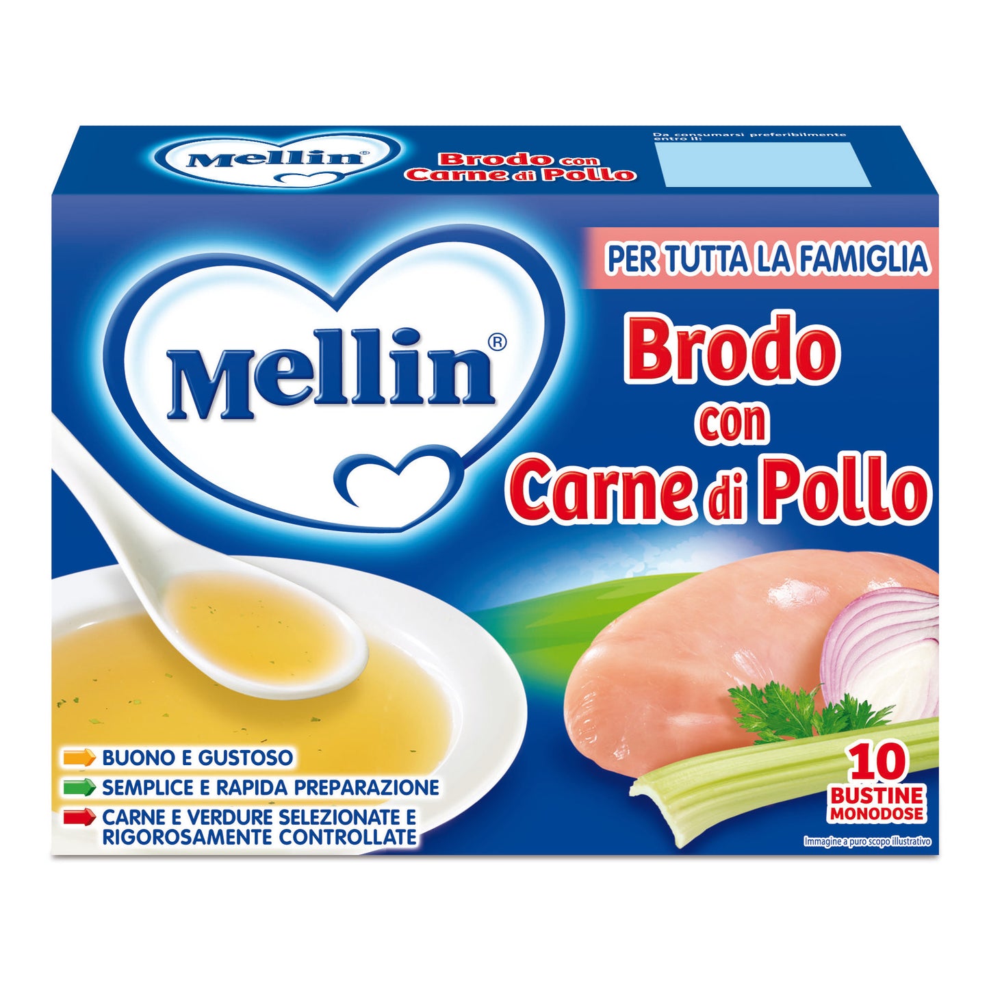 MELLIN BRODO POLLO 10BUSTX5G