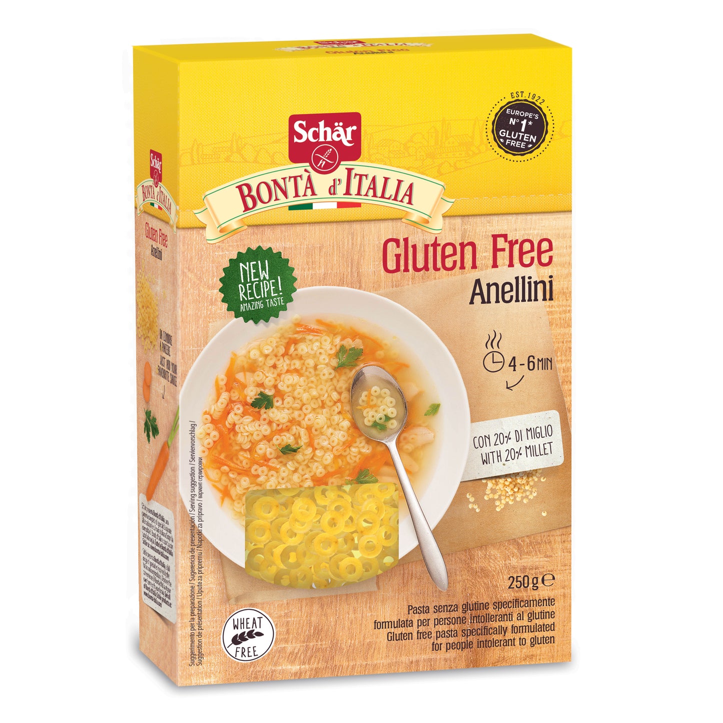 SCHAR-PASTA ANELLINI 250GR