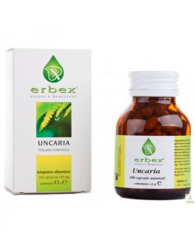 UNCARIA TOMENTOSA 100 CAPSULE ERBEX