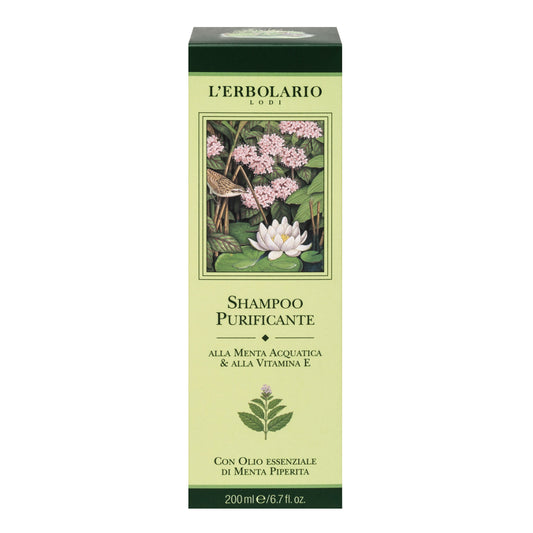 L'ERBOLARIO Srl SHAMPOO PURIFICANTE CON OLIO ESSENZIALE DI MENTA PIPERITA