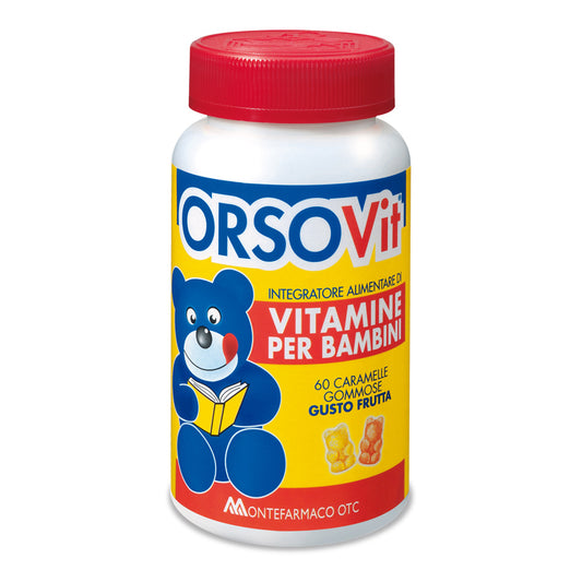 ORSOVIT CARAMELLE GOMMOSE SENZA GLUTINE 60 PEZZI GUSTO FRUTTA