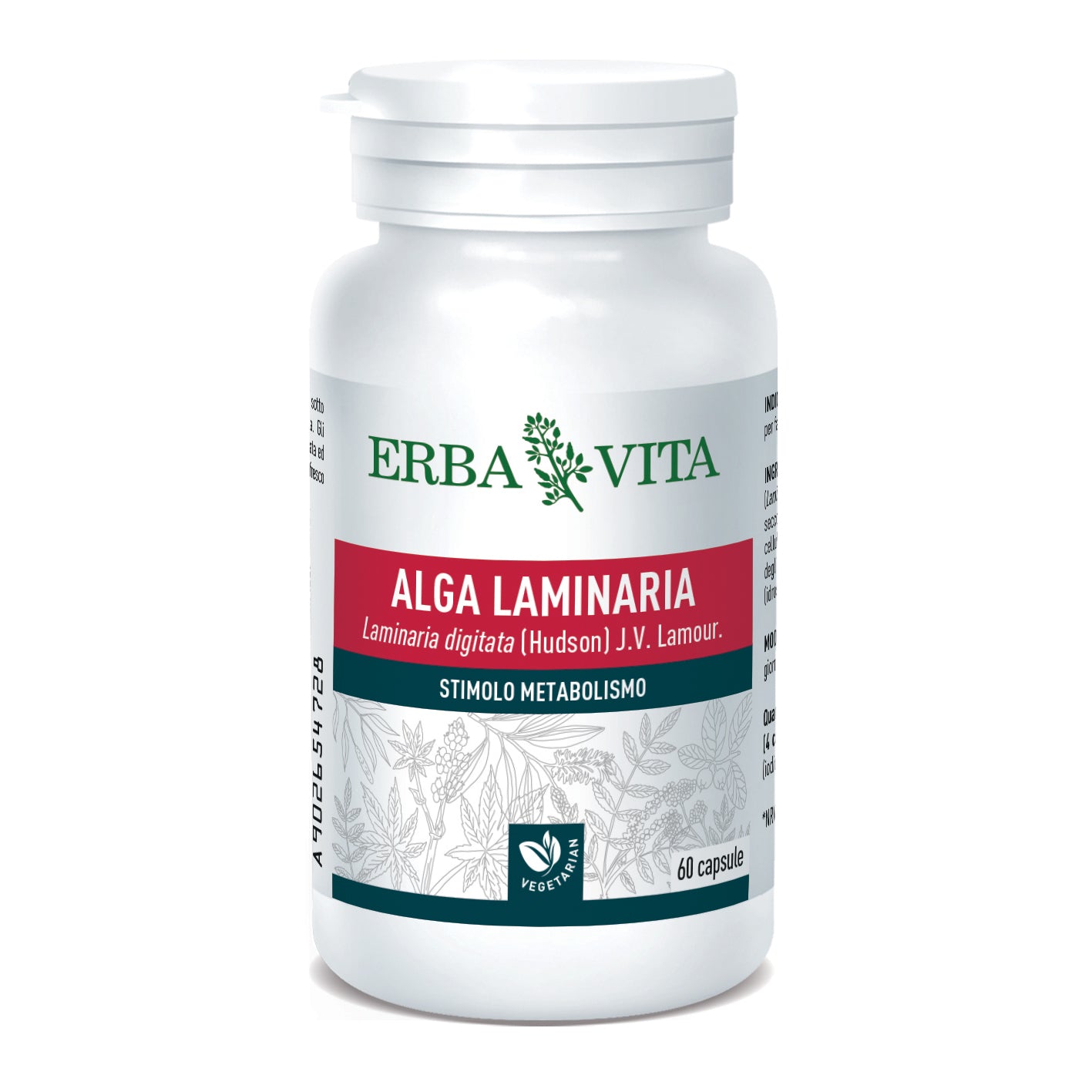 ALGA LAMINARIA 60 Cps 500mg Erba Vita
