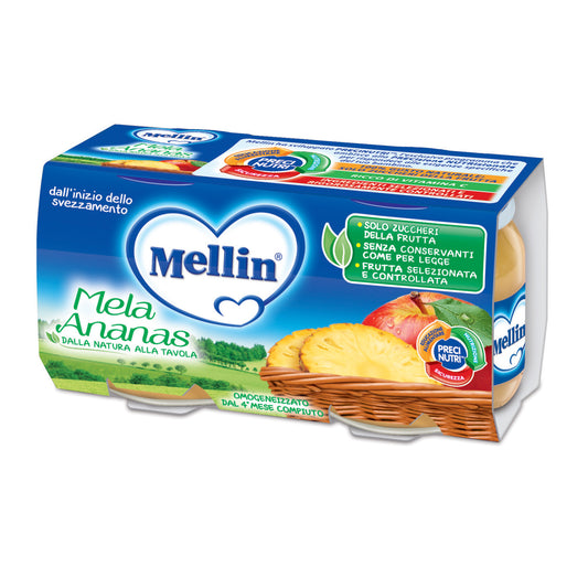 MELLIN-OMO MELA/ANANAS 2X100G