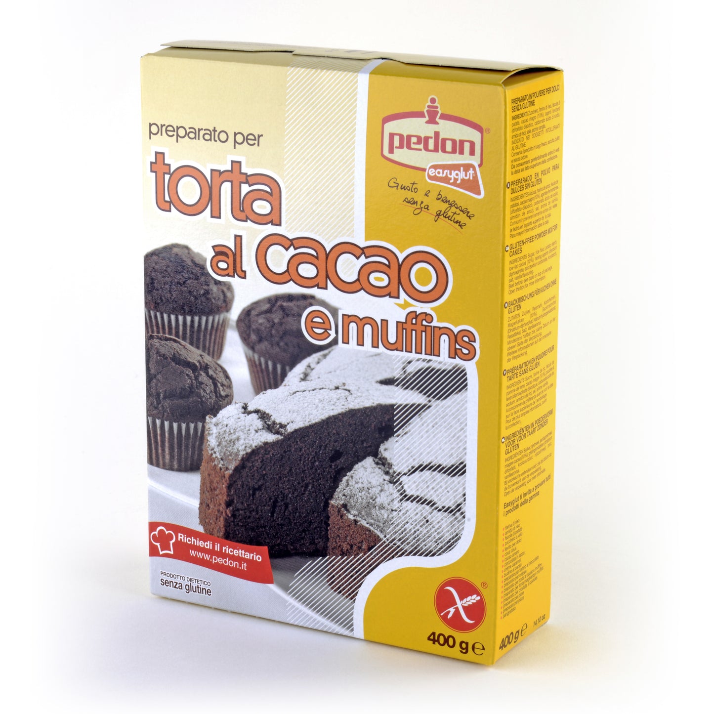 EASYGLUT PREPA TORTA CACAO 400