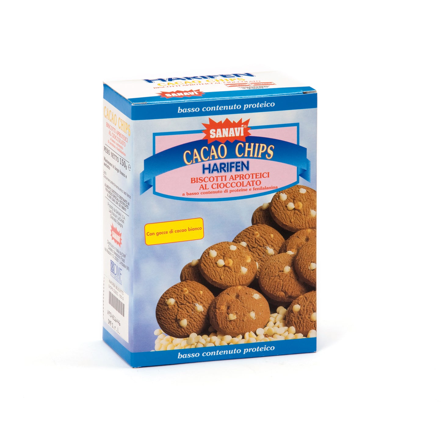 HARIFEN Chips Cacao Bianco 150g