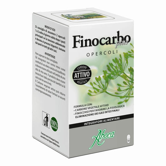 FINOCARBO PLUS 50 OPERCOLI 25 GRAMMI NUOVO FORMATO