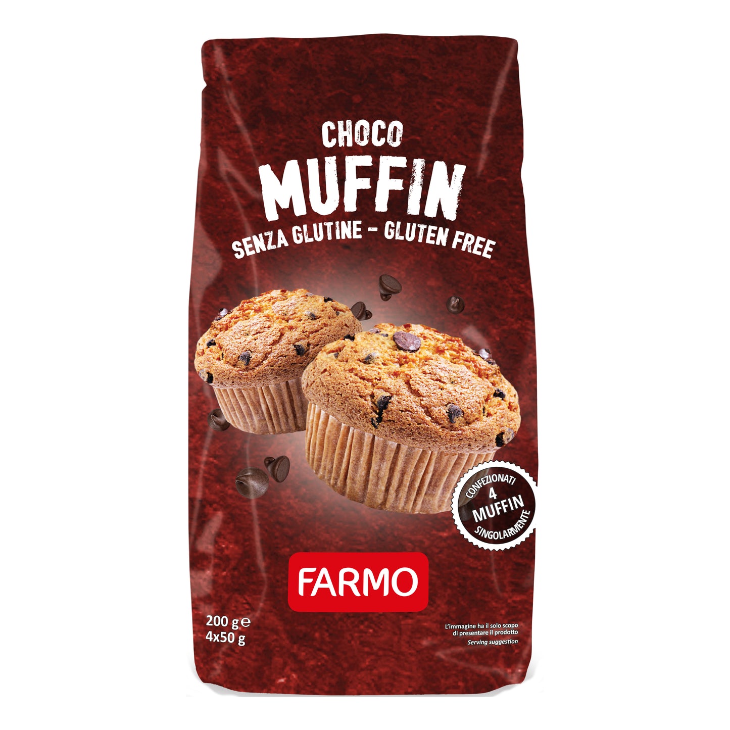 FARMO ChocoMuffin al Cioccolato 4x50g