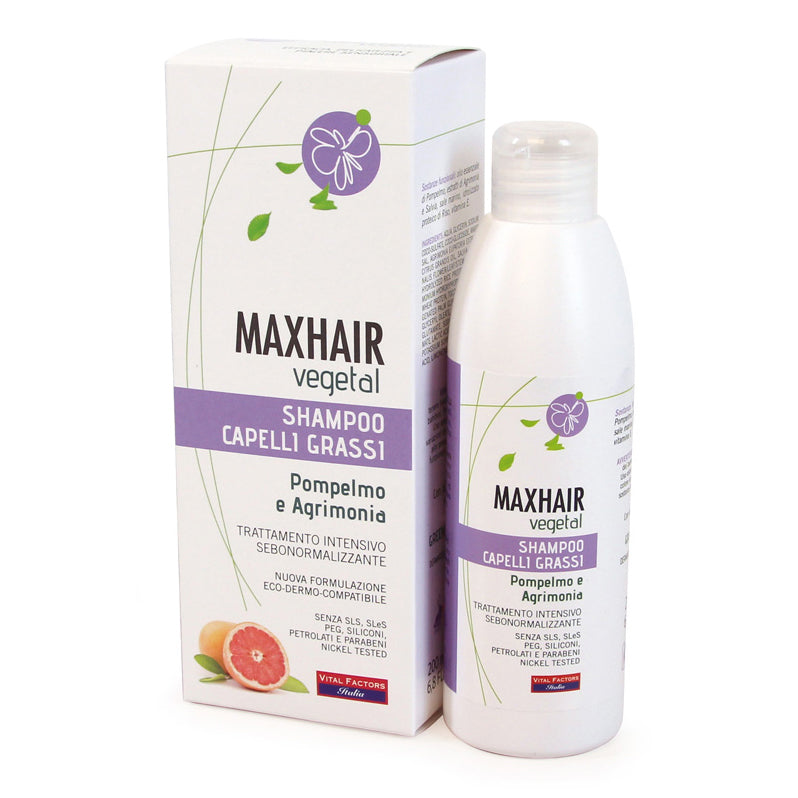 MAX HAIR VEG SH CAP GRAS 200ML