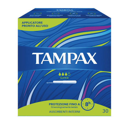 TAMPAX SUPER BLUE BOX 30PZ 1924