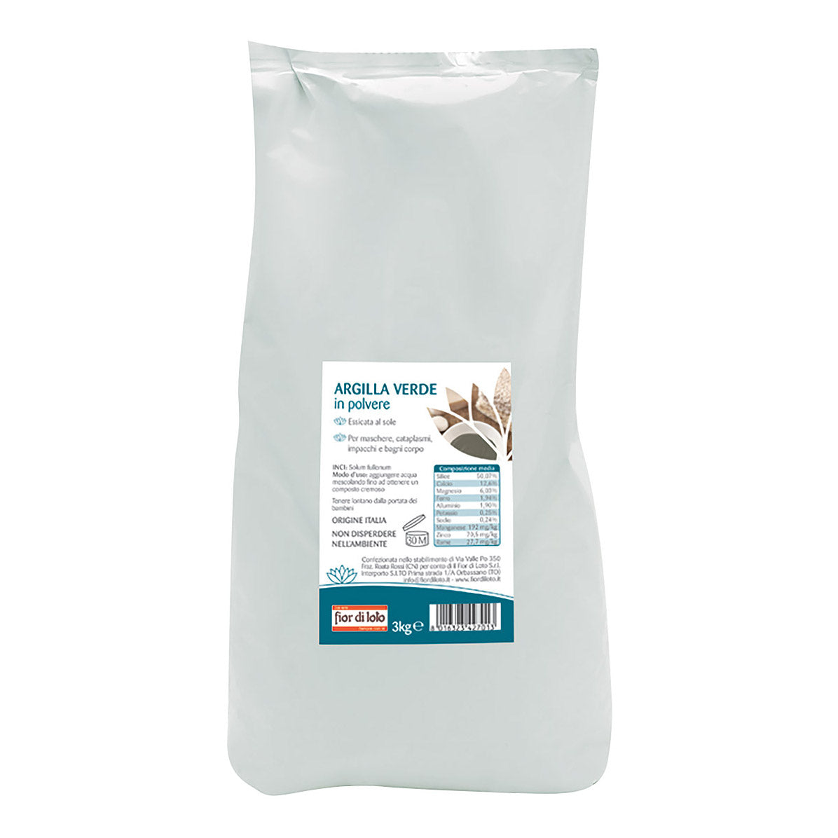 ARGILLA VERDE POLV 3KG FDL