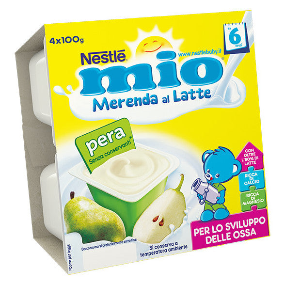 MIO Merenda Latte Pera 4x100g