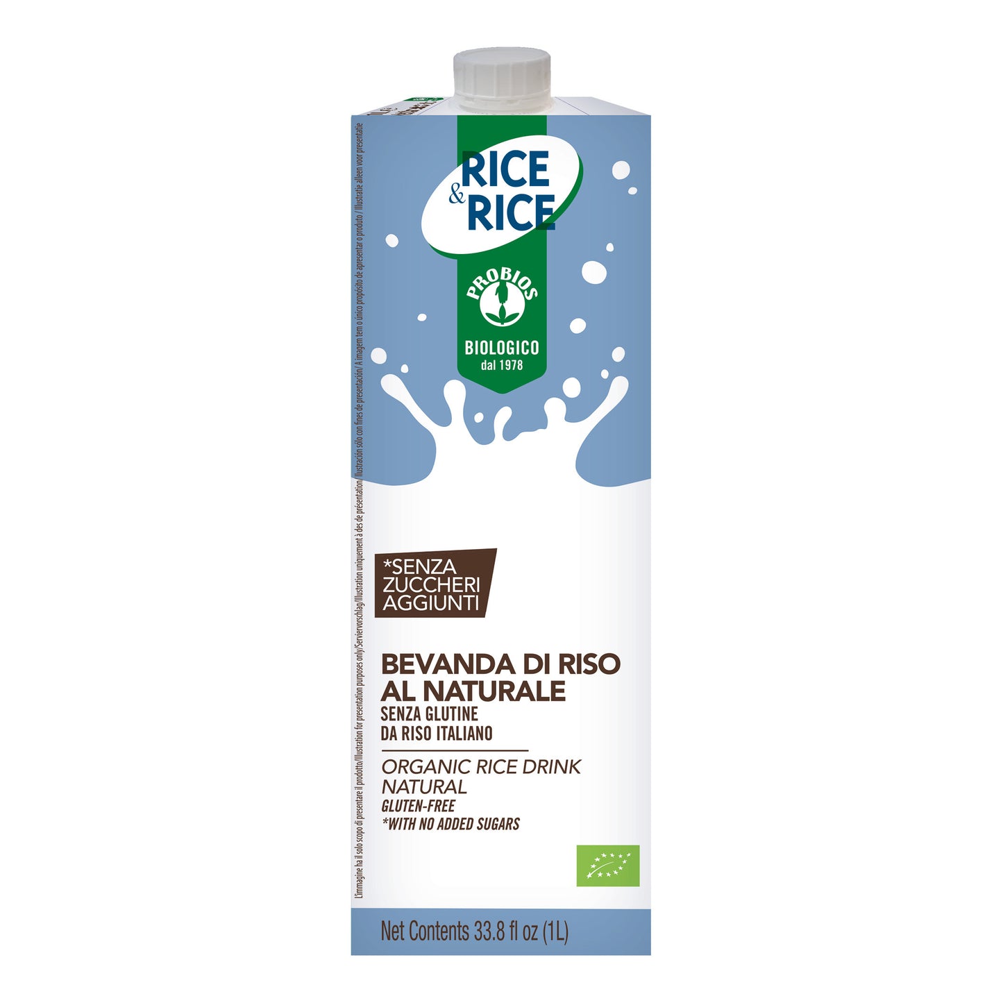 RICE & RICE Bevanda Riso Naturale 1Lt