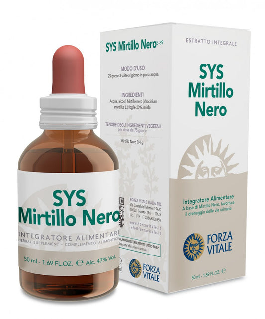SYS MIRTILLO NERO GOCCE 50ML