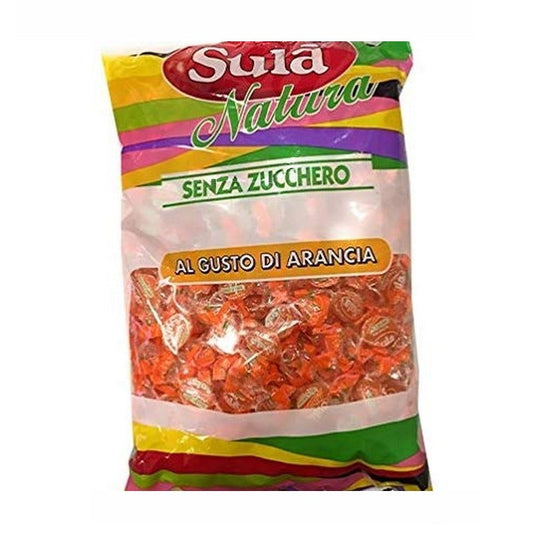 Sula Caramelle Gusto Arancia Senza Zucchero 1 Kg