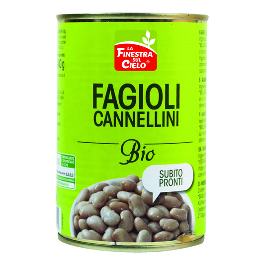 FINESTRA SUL CIELO Fagioli Cannellini Pronti Bio 400g