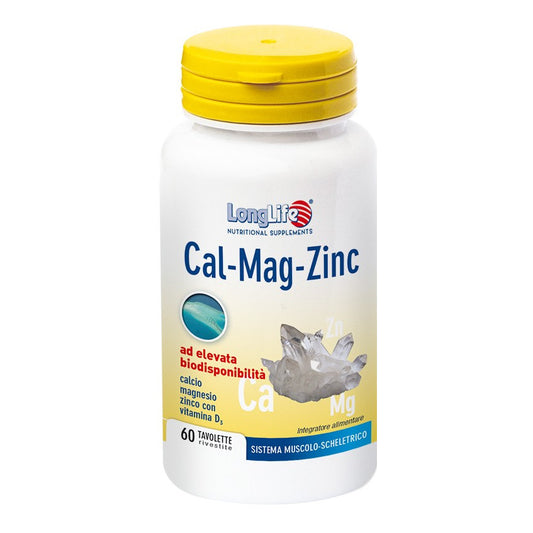 CALCIUM/MAG/ZINC 60TAV LONG LIFE