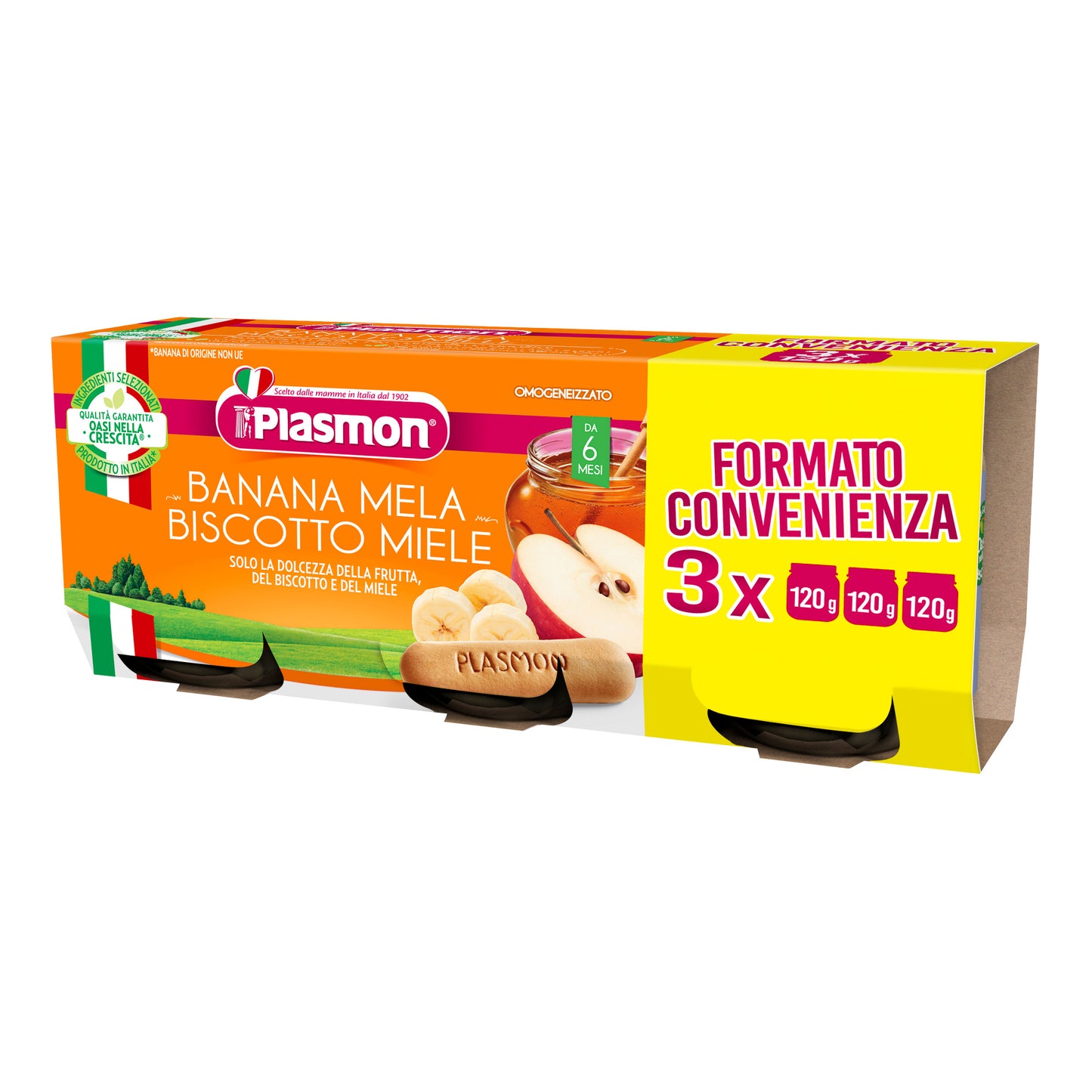 PLASMON OMOBAN/MEL BISC 3X120G