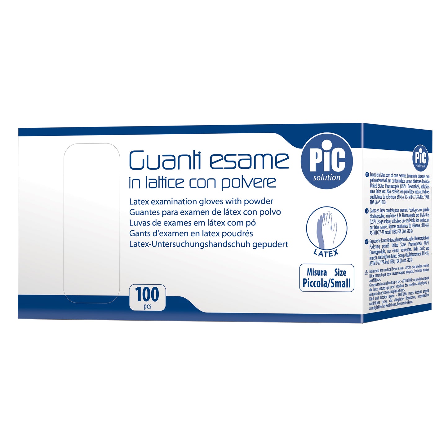 GUANTI-LATT.C/PLV SM 100P 44522