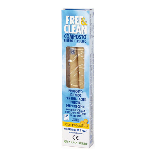 FREE&CLEAN CONI ORECCHIO 2PZ