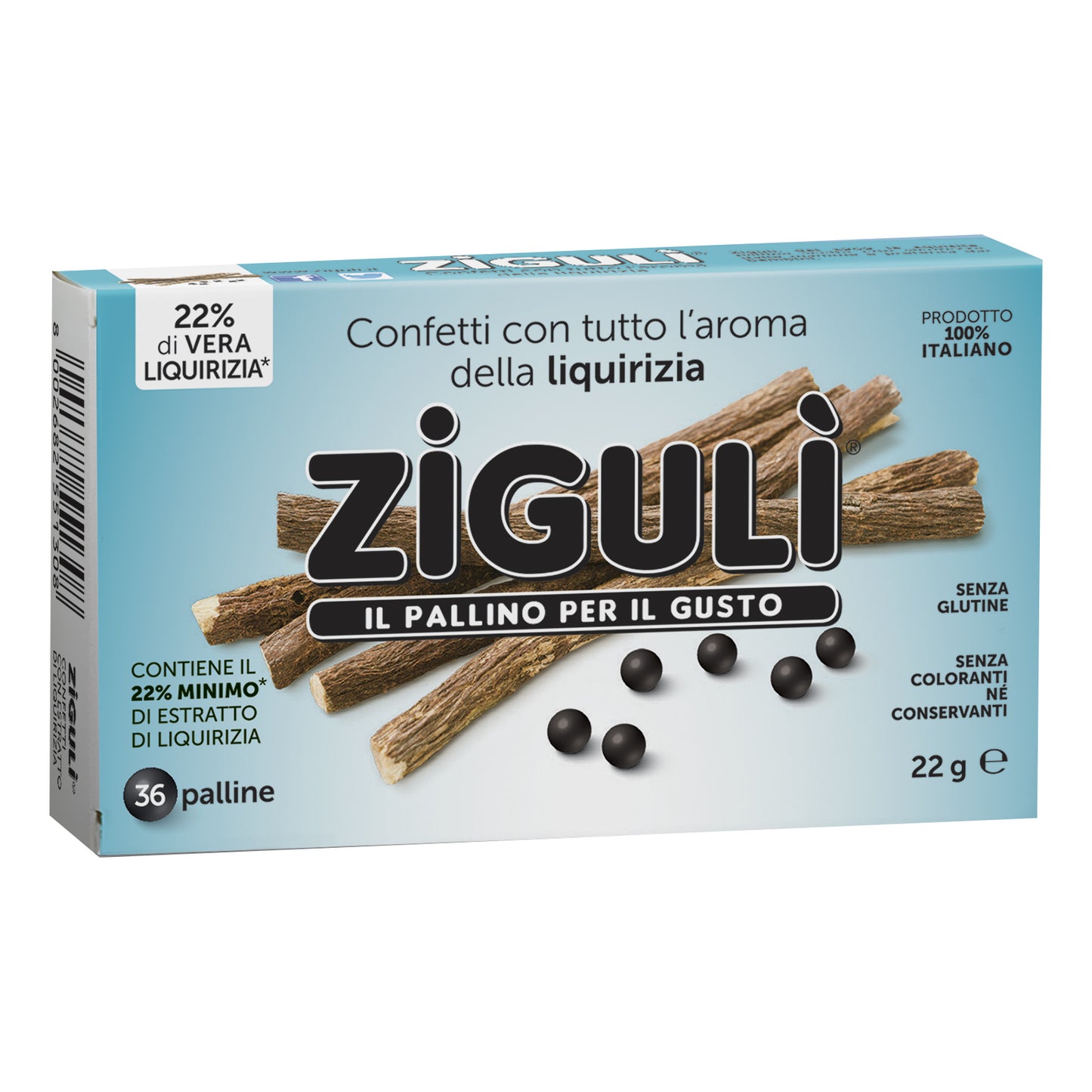 ZIGULI LIQUIRIZIA 36 PALLINE