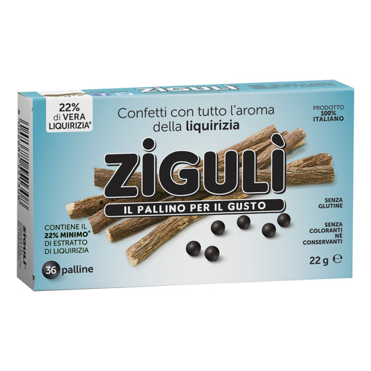 ZIGULI LIQUIRIZIA 36 PALLINE