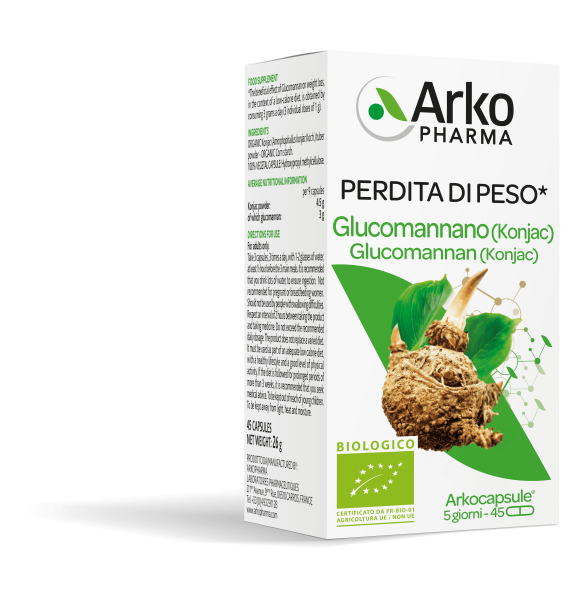 Glucomannano 45 Capsule Bio