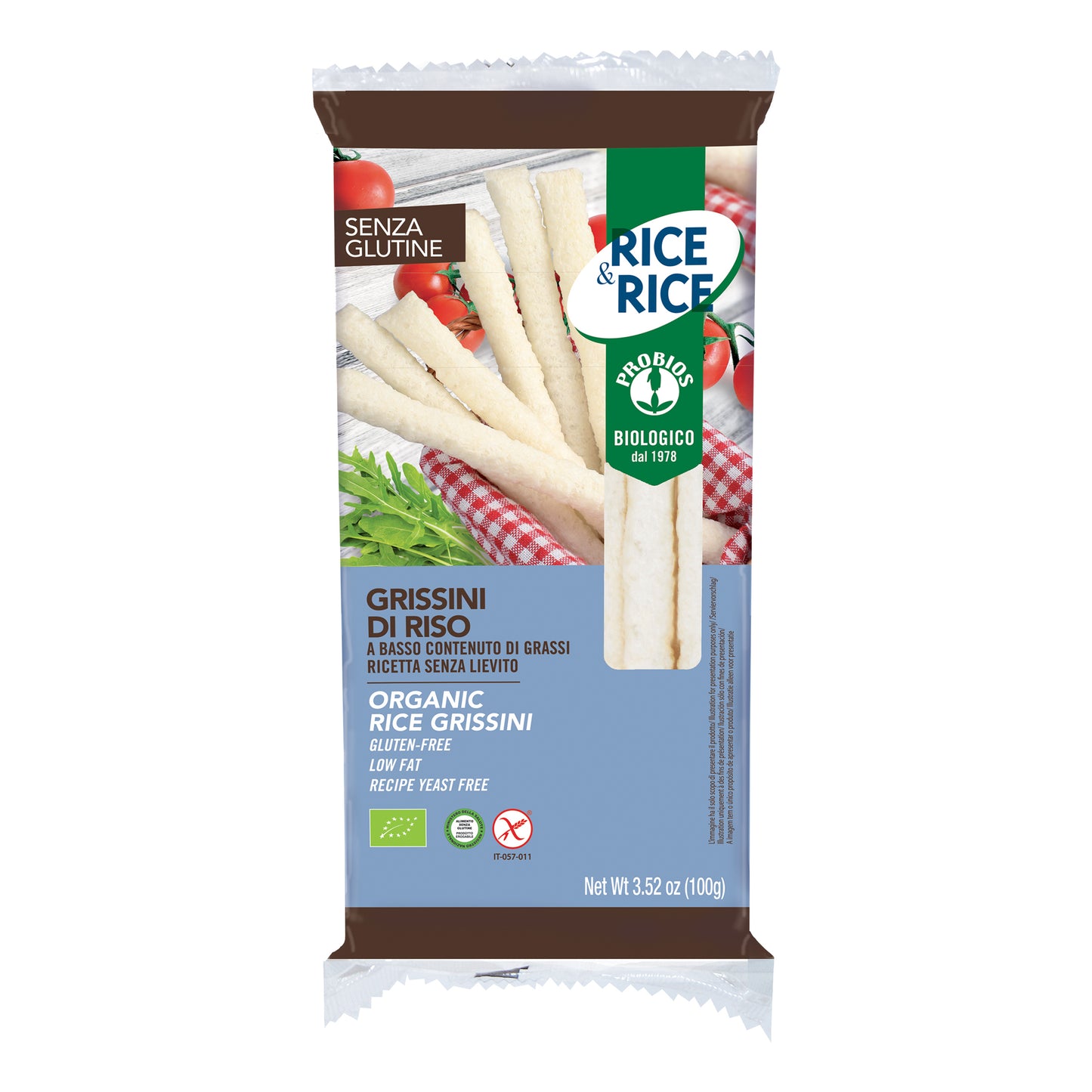 RICE & RICE Grissini Riso S/Sale 100g