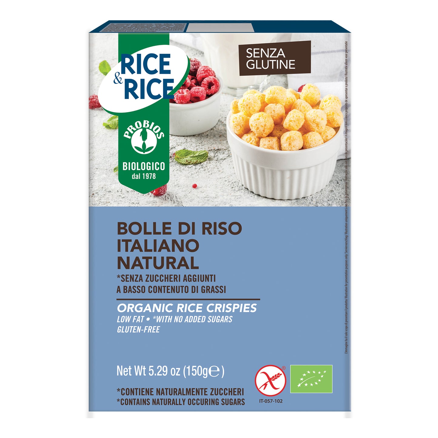 R&R BOLLE RISO NATURALI 150G