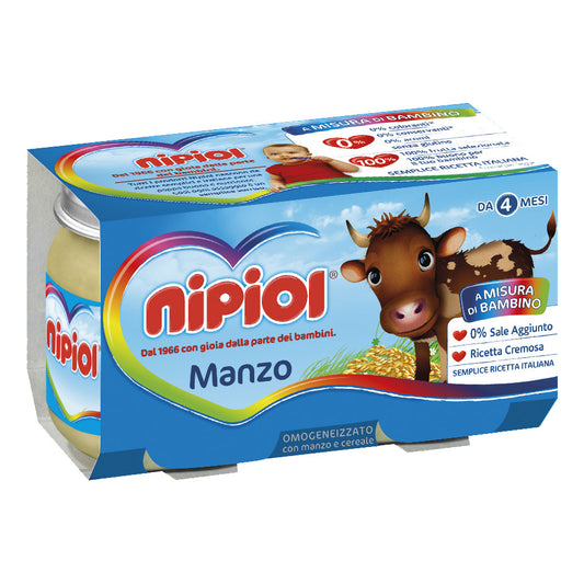 NIPIOL Omog.Manzo 2x120g