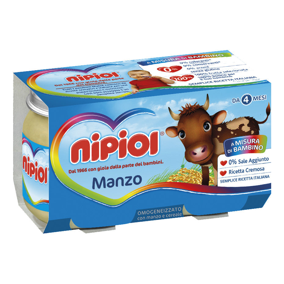 NIPIOL Omog.Manzo 2x120g