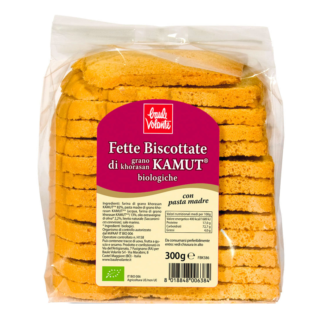 FETTE BISC KAMUT 300G BAULE