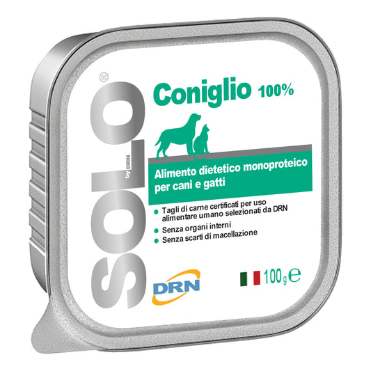 SOLO CONIGLIO CANI/GATTI 100G