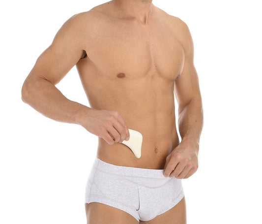 Scudotex Slip Contenitivi Grigio Vita Bassa Con 2 Pelotte Anatomiche In Gomma Taglia 4