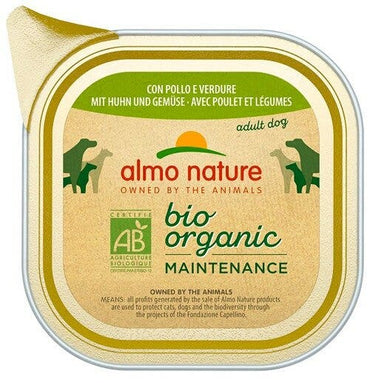 Almo Nature Daily Menu Bio Cibo Umido Pollo E Verdure Cani Adulti Vaschetta 100g