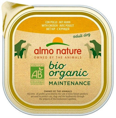 Almo Nature Daily Menu Bio Cibo Umido Pollo Cani Adulti Vaschetta 300g