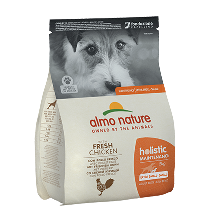 Almo Nature Holistic Maintenance Crocchette Pollo Cani Adulti Taglia Mini E Piccola Sacco 2kg
