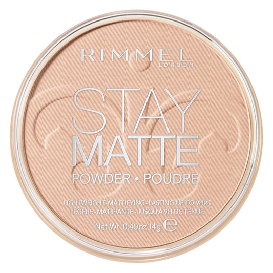 Rimmel Cipria Compatta Stay Matte TonalitÀ 003 Peach Glow 14g
