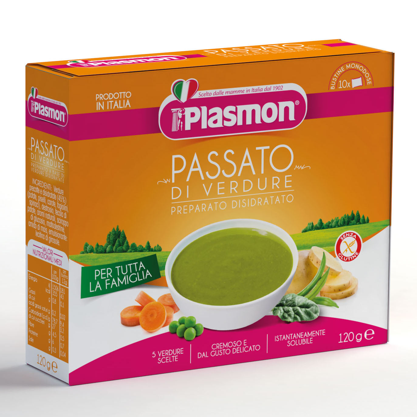 PLASMON PASSATO DRY VERDURA 10BS