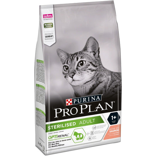 Purina Pro Plan Sterilised Gatto Crocchette Salmone Sacco 1,5kg
