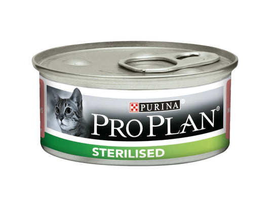 Purina Pro Plan Sterilised Gatto PatÈ Salmone E Tonno Lattina 85g