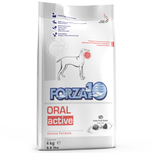 Forza10 Oral Active Cibo Secco Cani Adulti Sacco 4kg