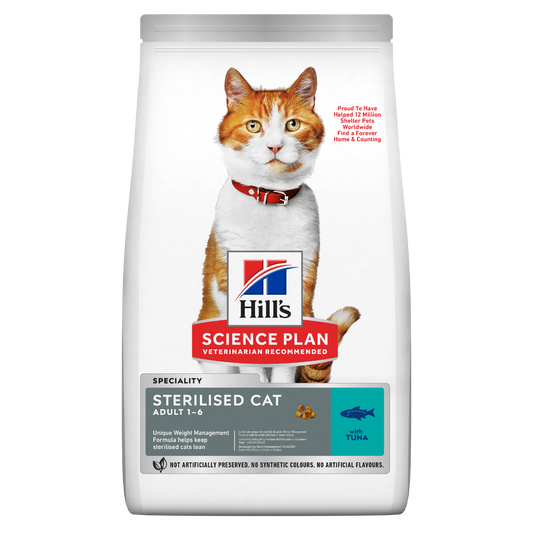 Hill's Science Plan Sterilised Cat Adult Alimento Per Gatti Con Tonno Sacco 1,5kg