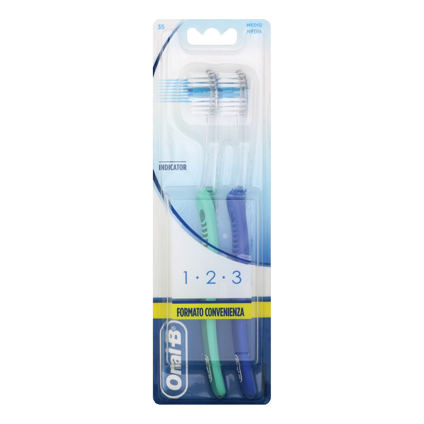 ORAL-B INDICAT 35 SPAZZ MED BIP